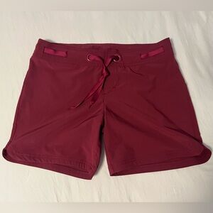 NEW Prana Women’s Shorts Silvana Boardshort Size Small in Burgundy/Pink NWOT